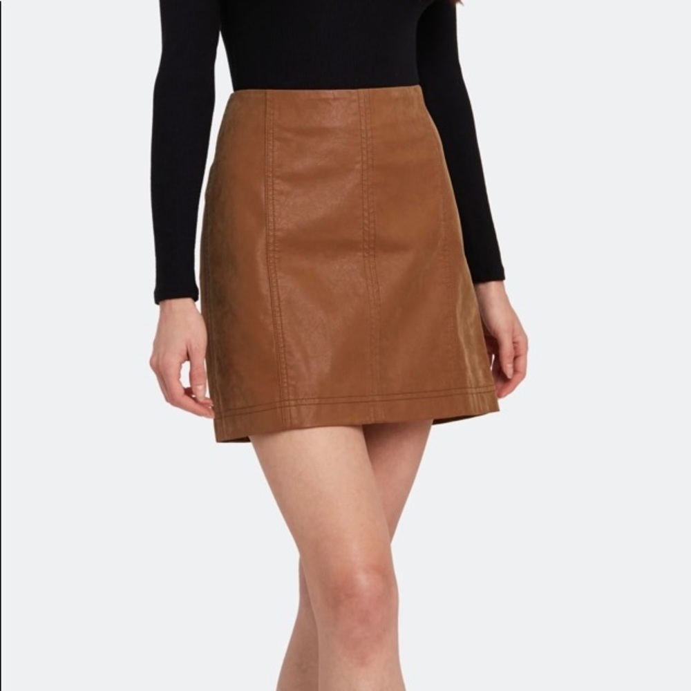 Modern Femme Vegan Mini Skirt